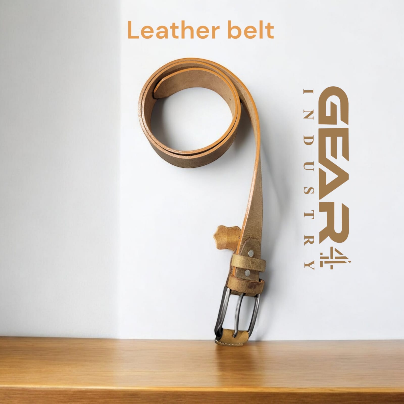 Leather belt