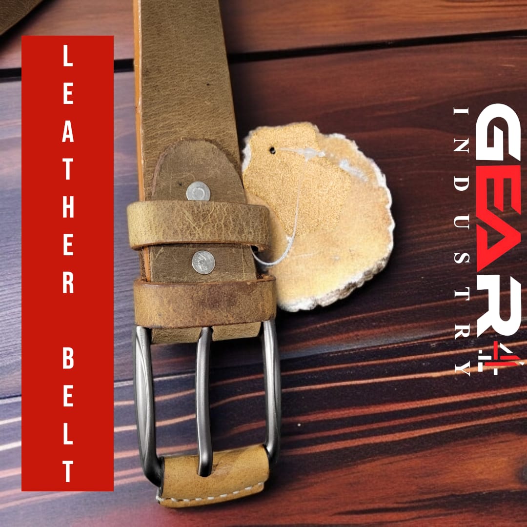 Leather belt